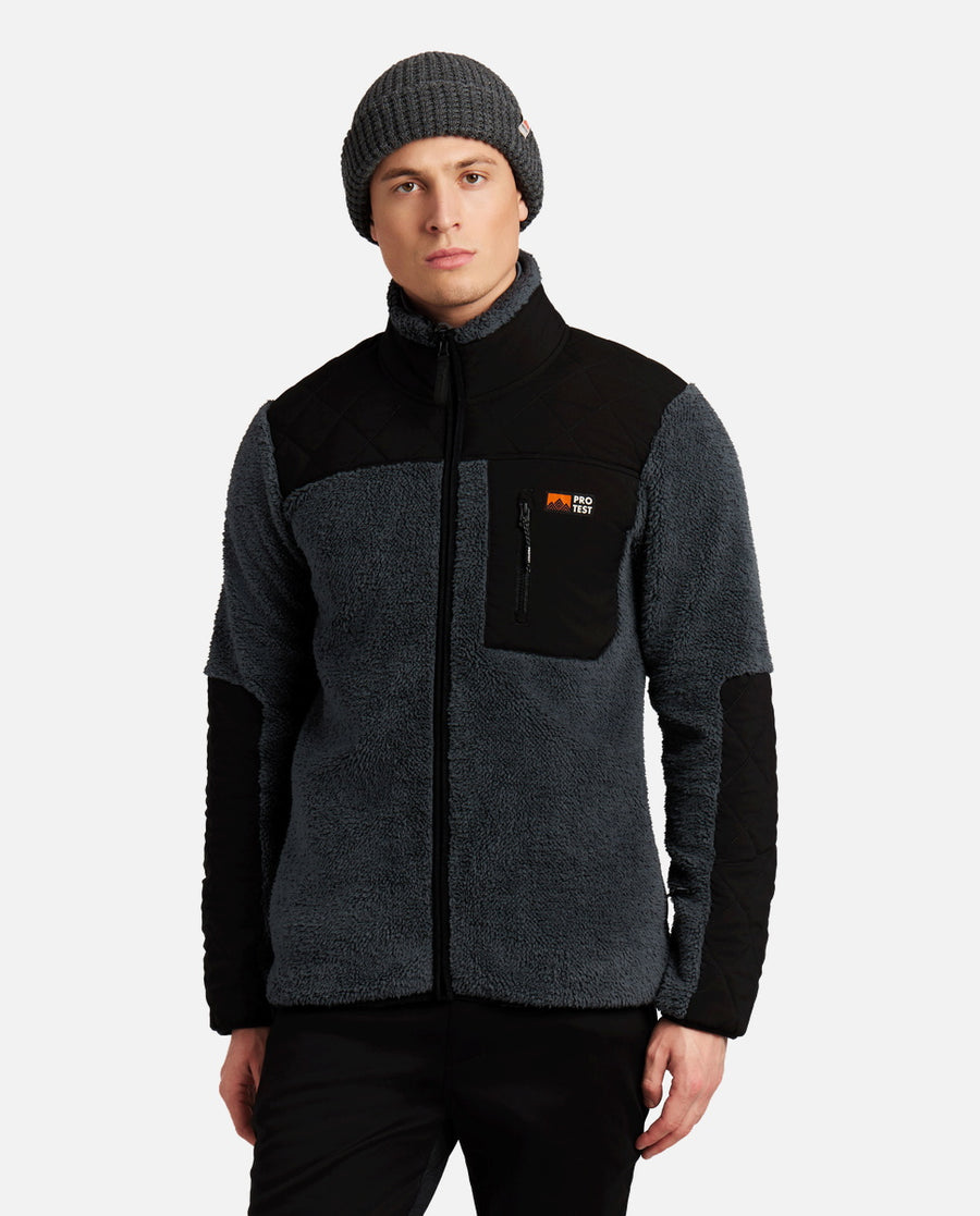 Sudadera Hombre M Longton Outdoor Full Zip Top Gris