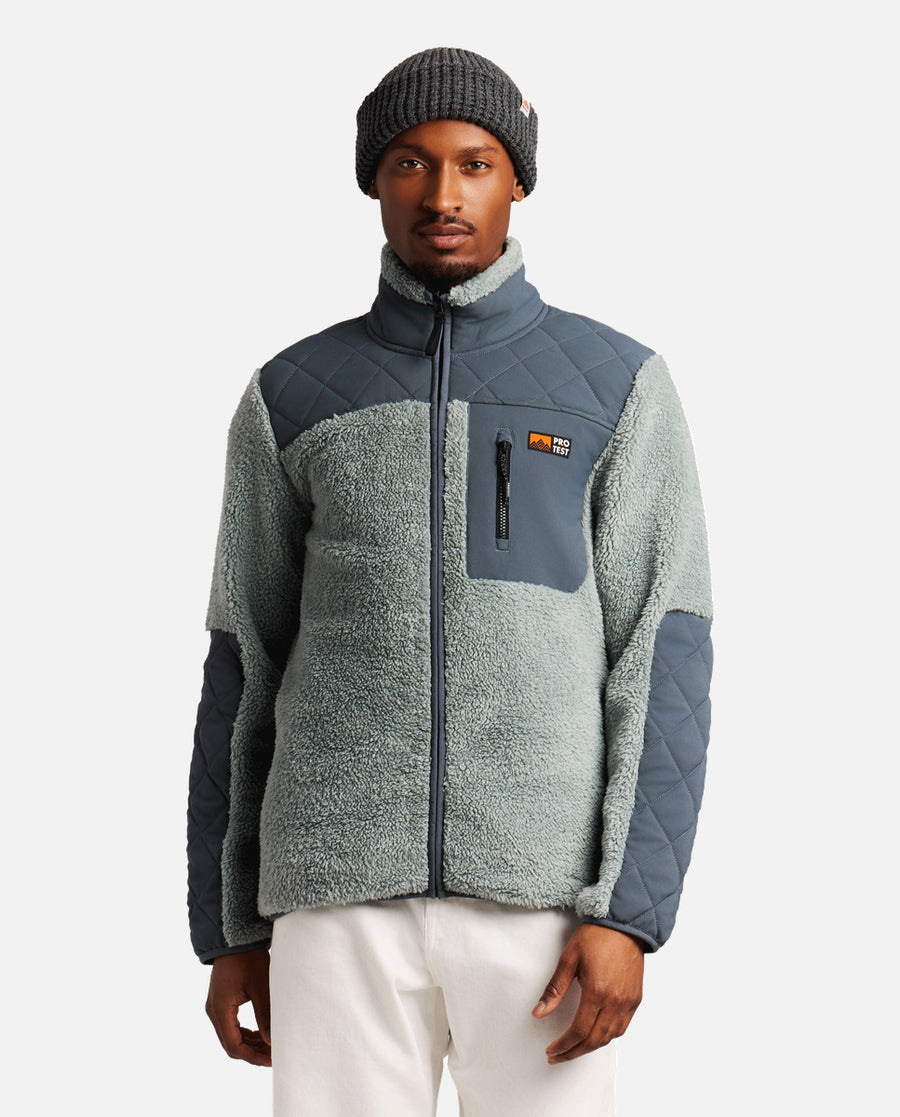 Sudadera Hombre M Longton Outdoor Full Zip Top Gris