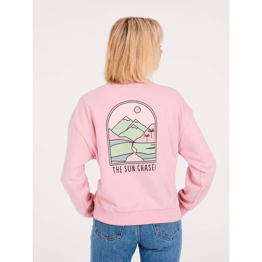 Sudadera Mujer Prtoriana Sweatshirt Protest Rosa 4