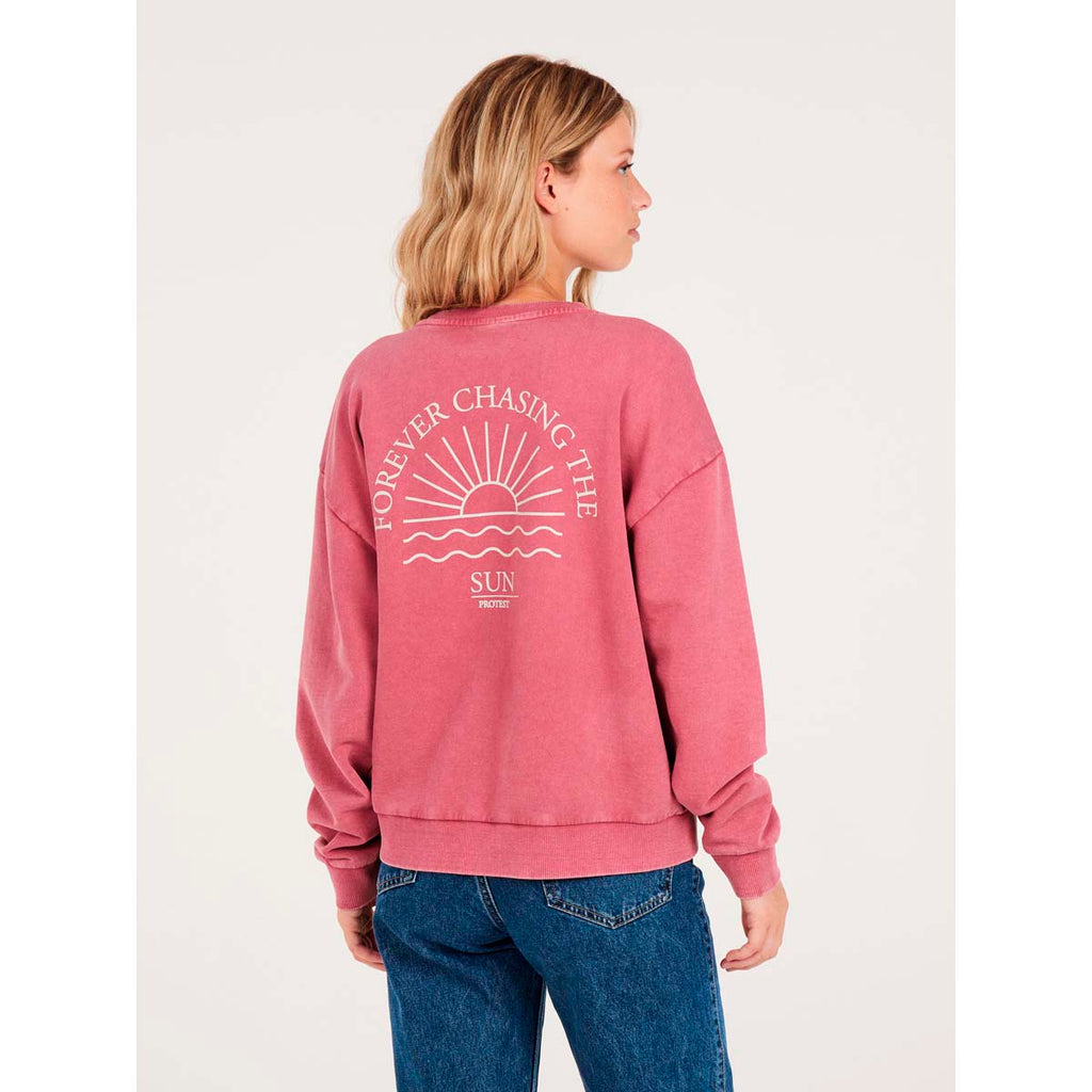 Sudadera Mujer Prtkya Sweatshirt Protest Rosa 4