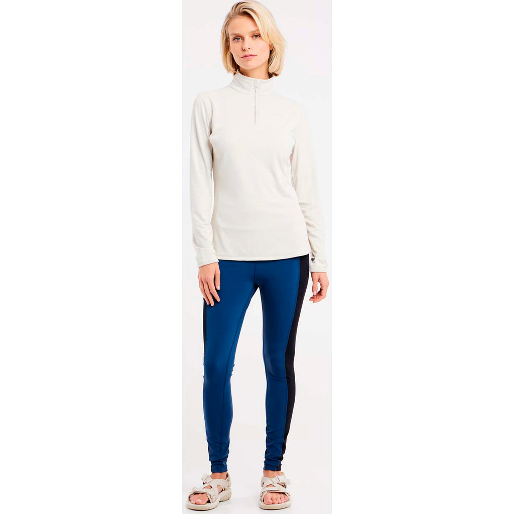 Polar Mujer Fabriz 1/4 Zip Top Protest Blanco 3