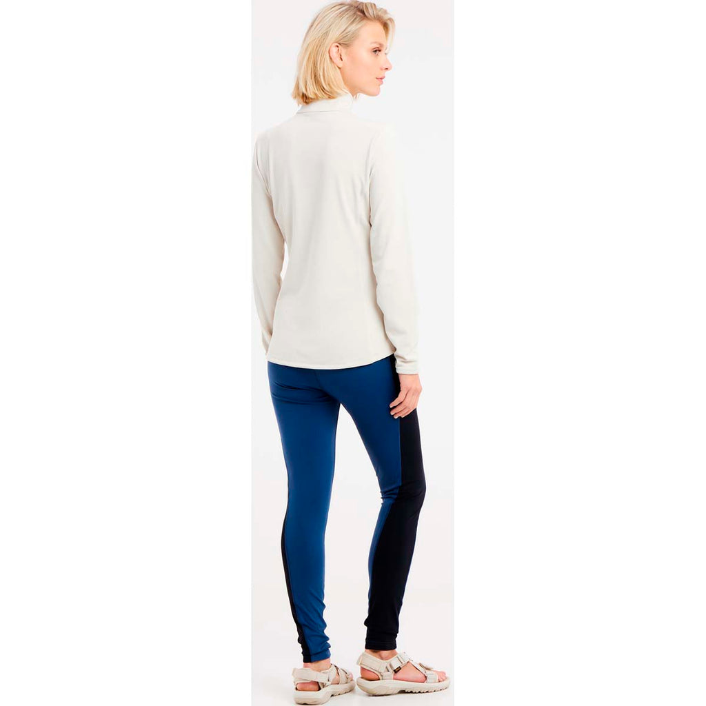 Polar Mujer Fabriz 1/4 Zip Top Protest Blanco 4