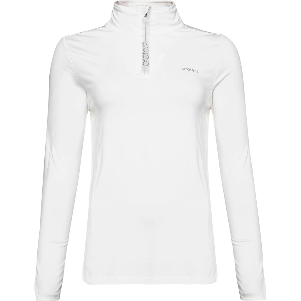 Polar Mujer Fabriz 1/4 Zip Top Protest Blanco 1