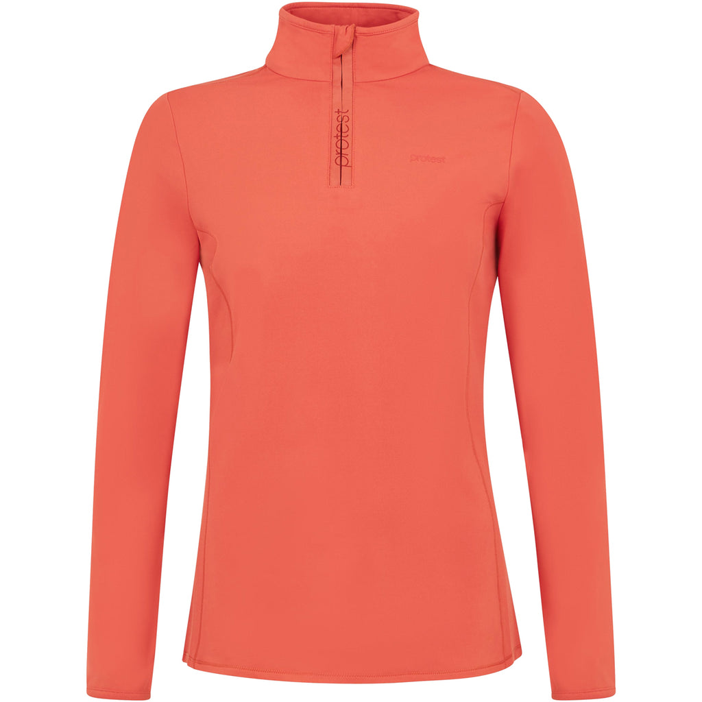 Polar Mujer Fabriz 1/4 Zip Top Protest Rojo 1