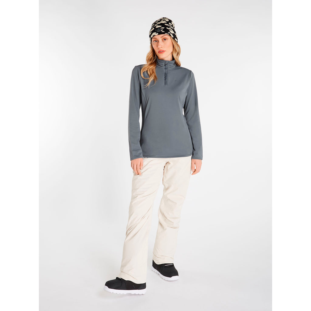 Polar Mujer Fabriz 1/4 Zip Top Protest Gris 4