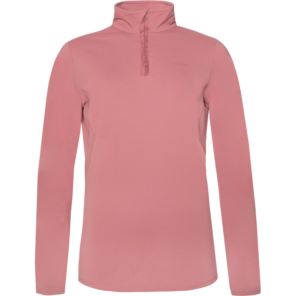 Polar Mujer Fabriz 1/4 Zip Top Protest Rosa 1