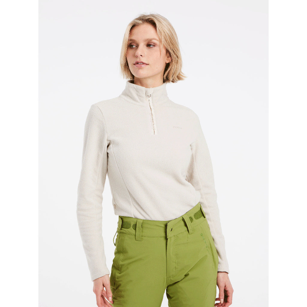 Polar Mujer Mutez 1/4 Zip Top Protest Blanco 3