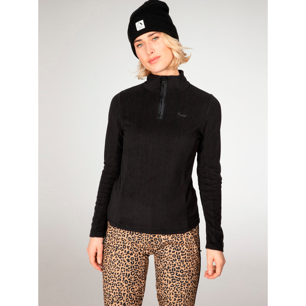 Polar Mujer Mutez 1/4 Zip Top Protest Negro 3