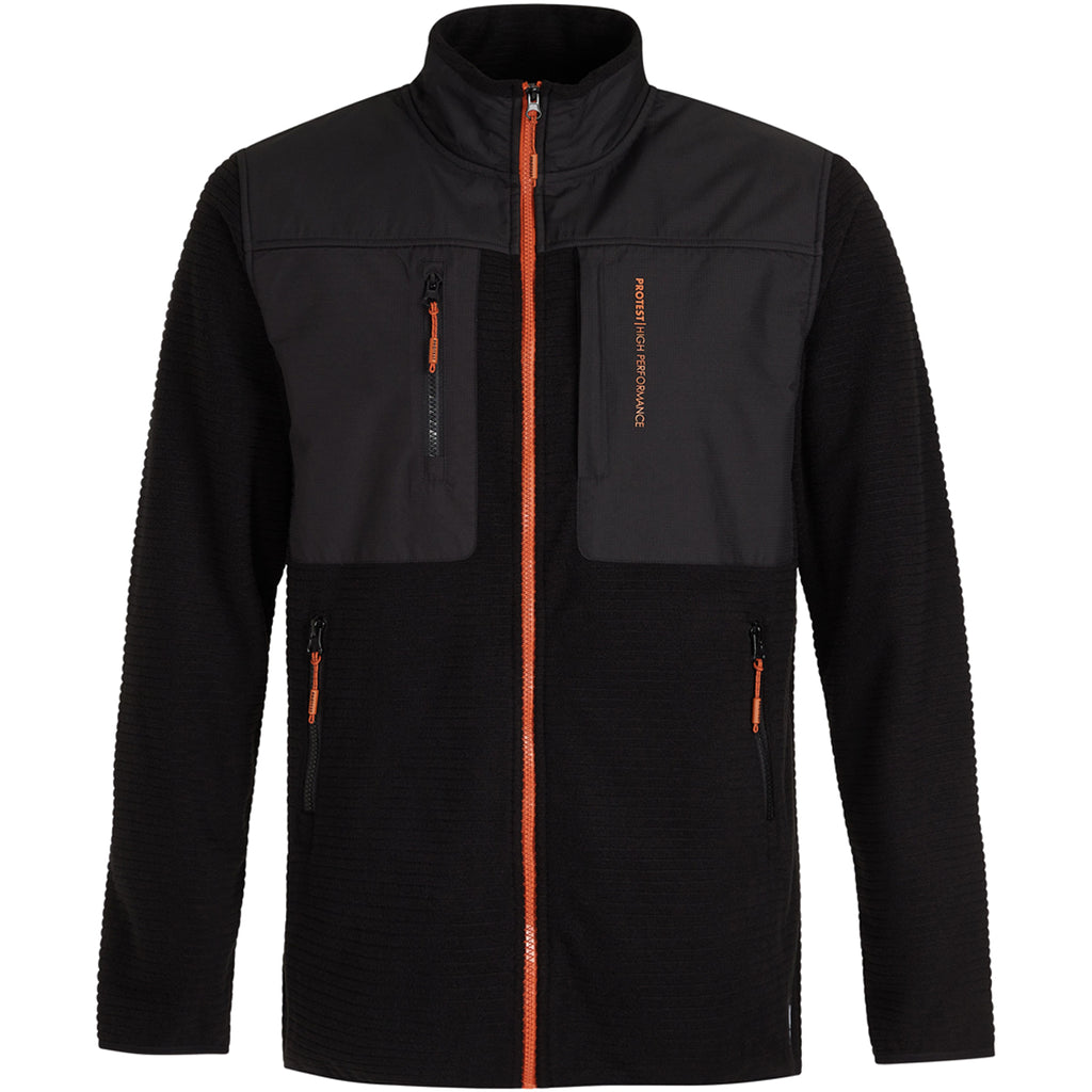 Polar Hombre Prtvanern Full Zip Top Protest Negro 1