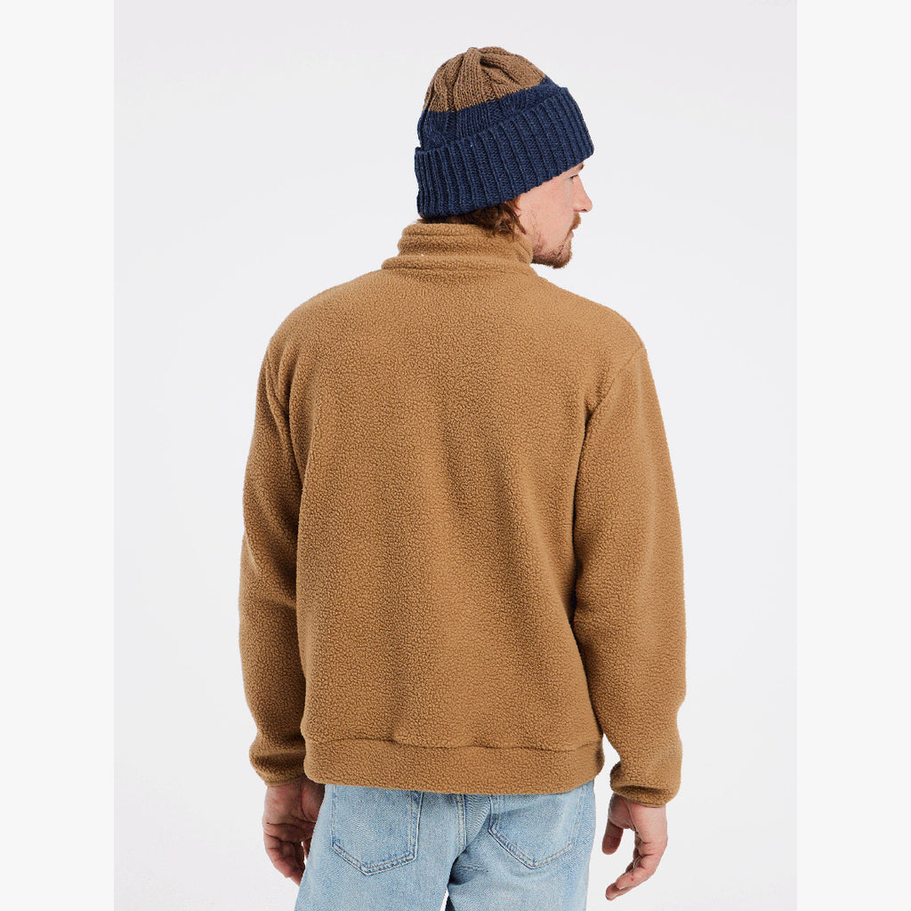 Polar Hombre Prtporis 1/4 Zip Top Protest Marrón 4