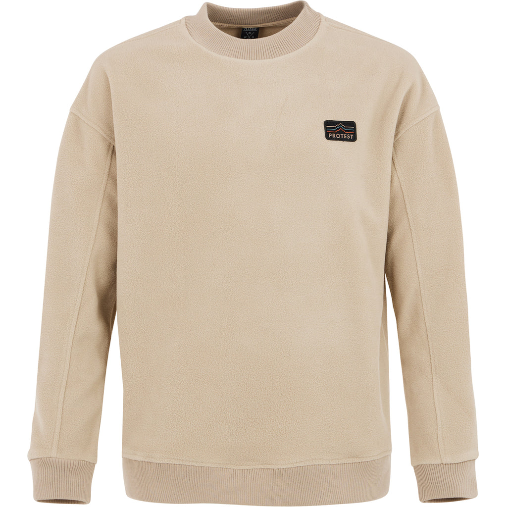 Sudadera Hombre Prttungna Crewneck Protest Marrón 1