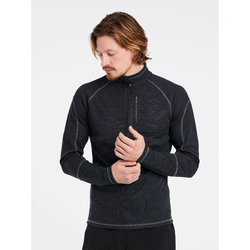 Polar Hombre Prtlouisiana 1/4 Zip Top Protest Negro 3