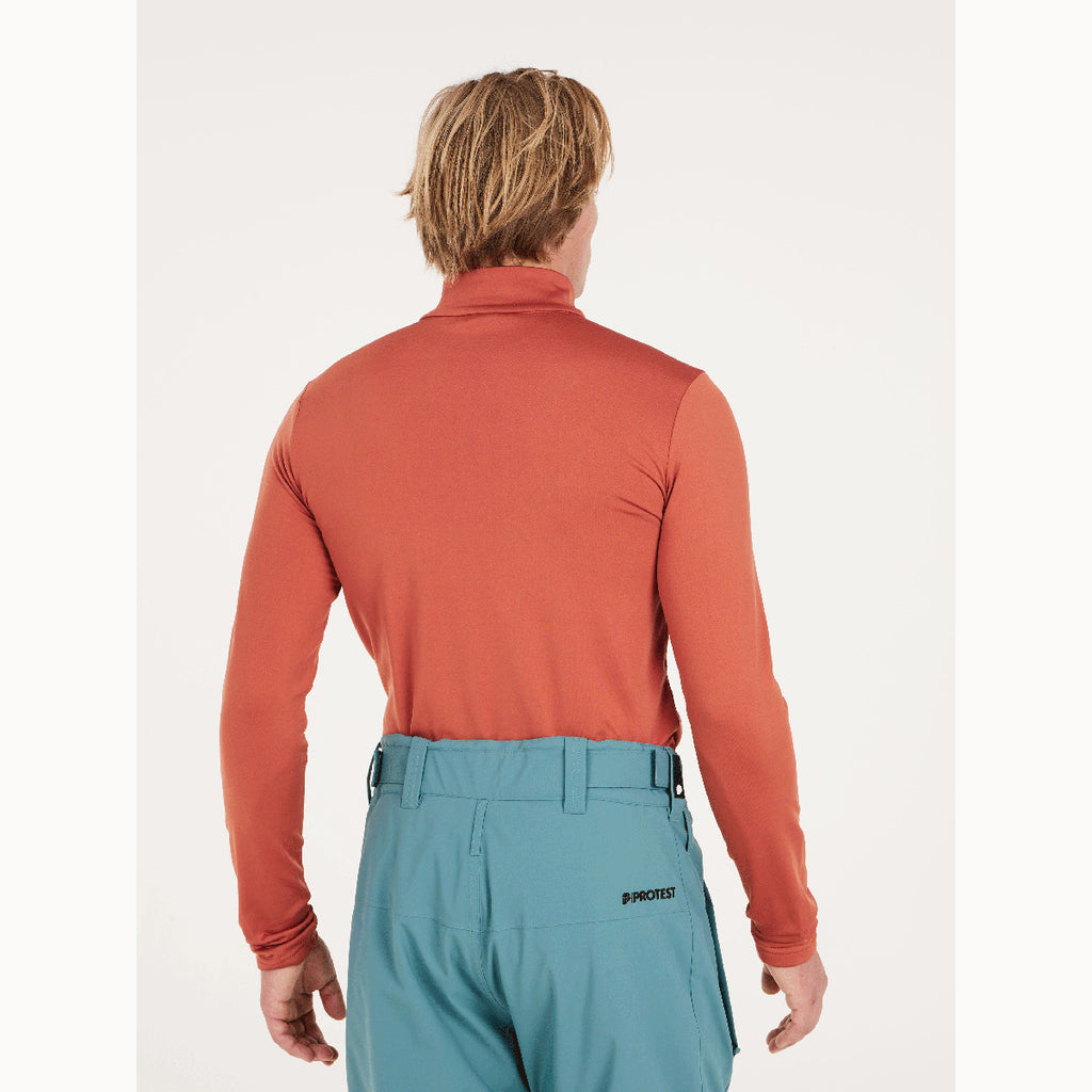 Polar Hombre Will 1/4 Zip Top Protest Naranja 4