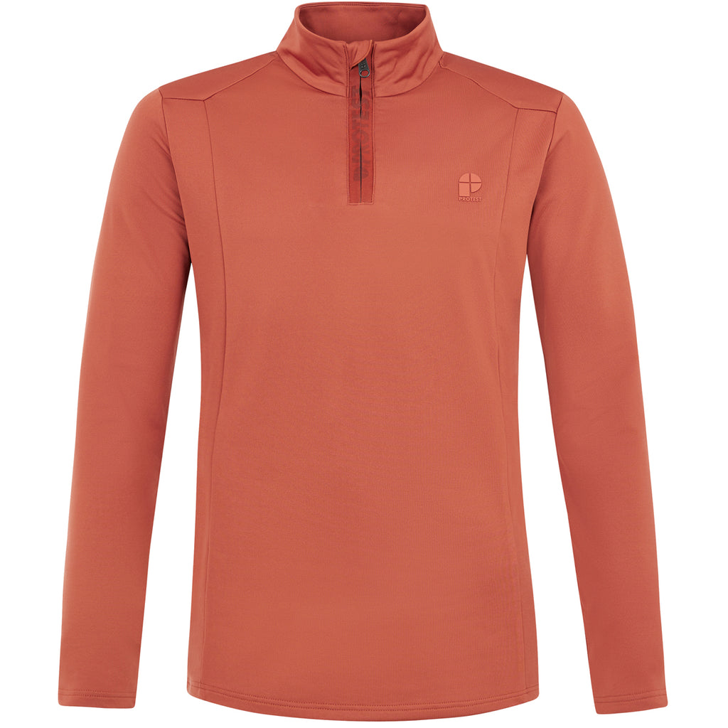 Polar Hombre Will 1/4 Zip Top Protest Naranja 1