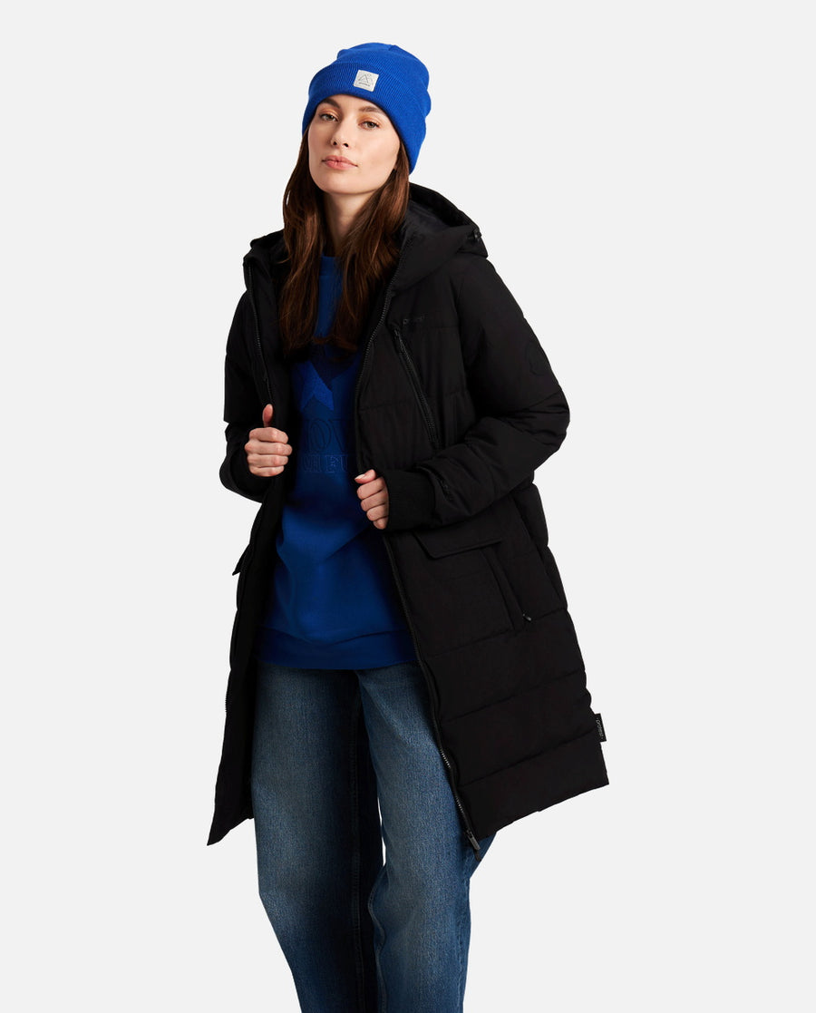 Chaqueta Mujer W Stine Outdoor Long Jacket Protest Negro