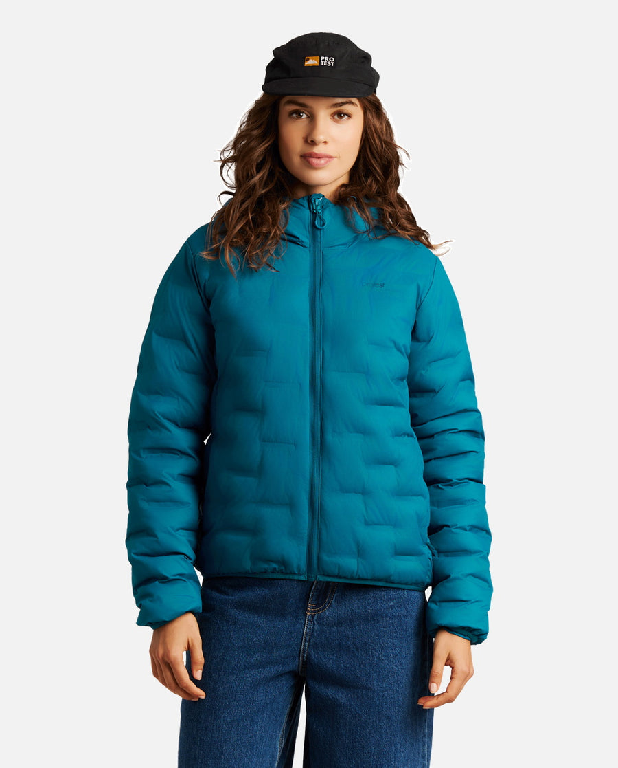 Chaqueta Mujer W Lupita Outdoor Pufferjacket Protest Azul