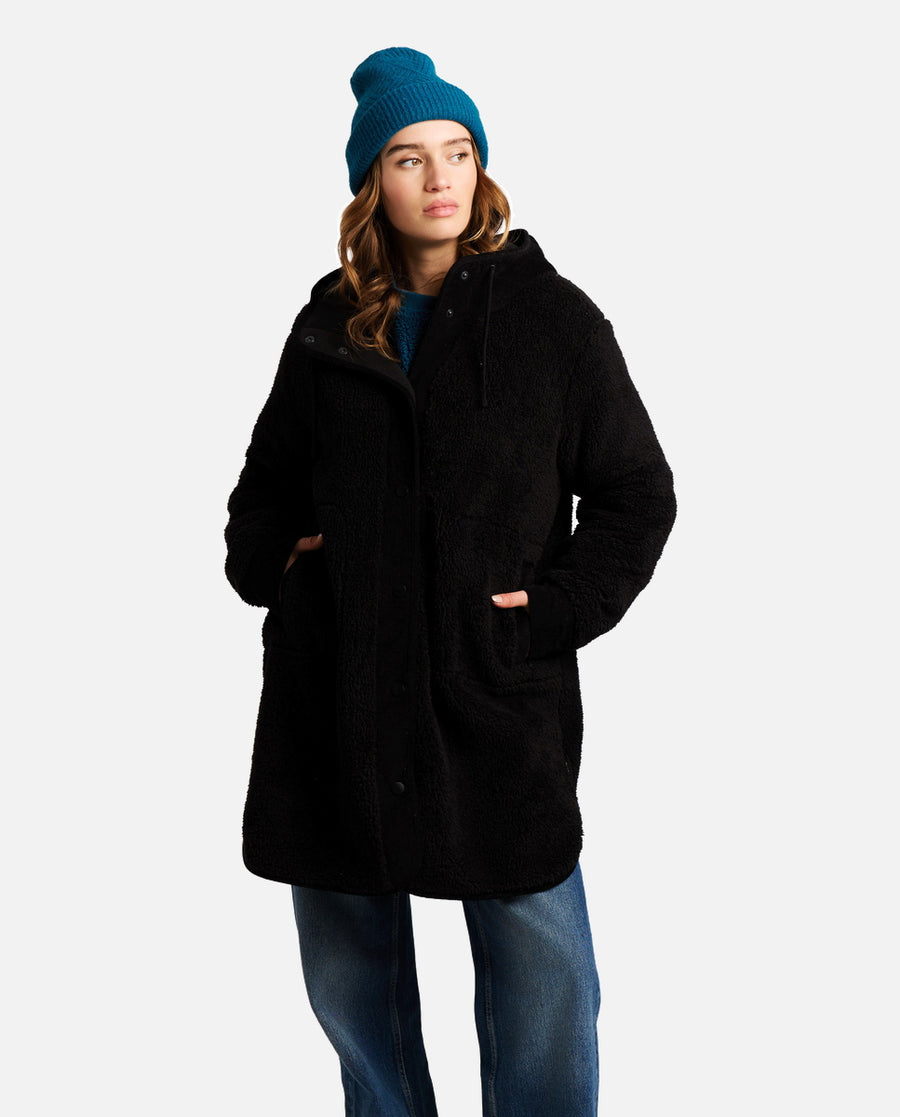 Chaqueta Mujer W Katia Outdoor Long Jacket Protest Negro