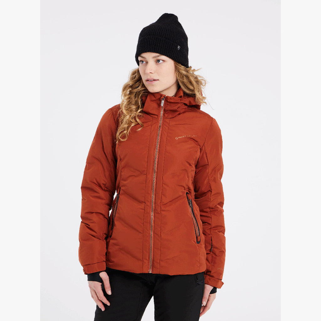 Chaqueta Mujer Prtartssu Snowjacket Protest Rojo 3