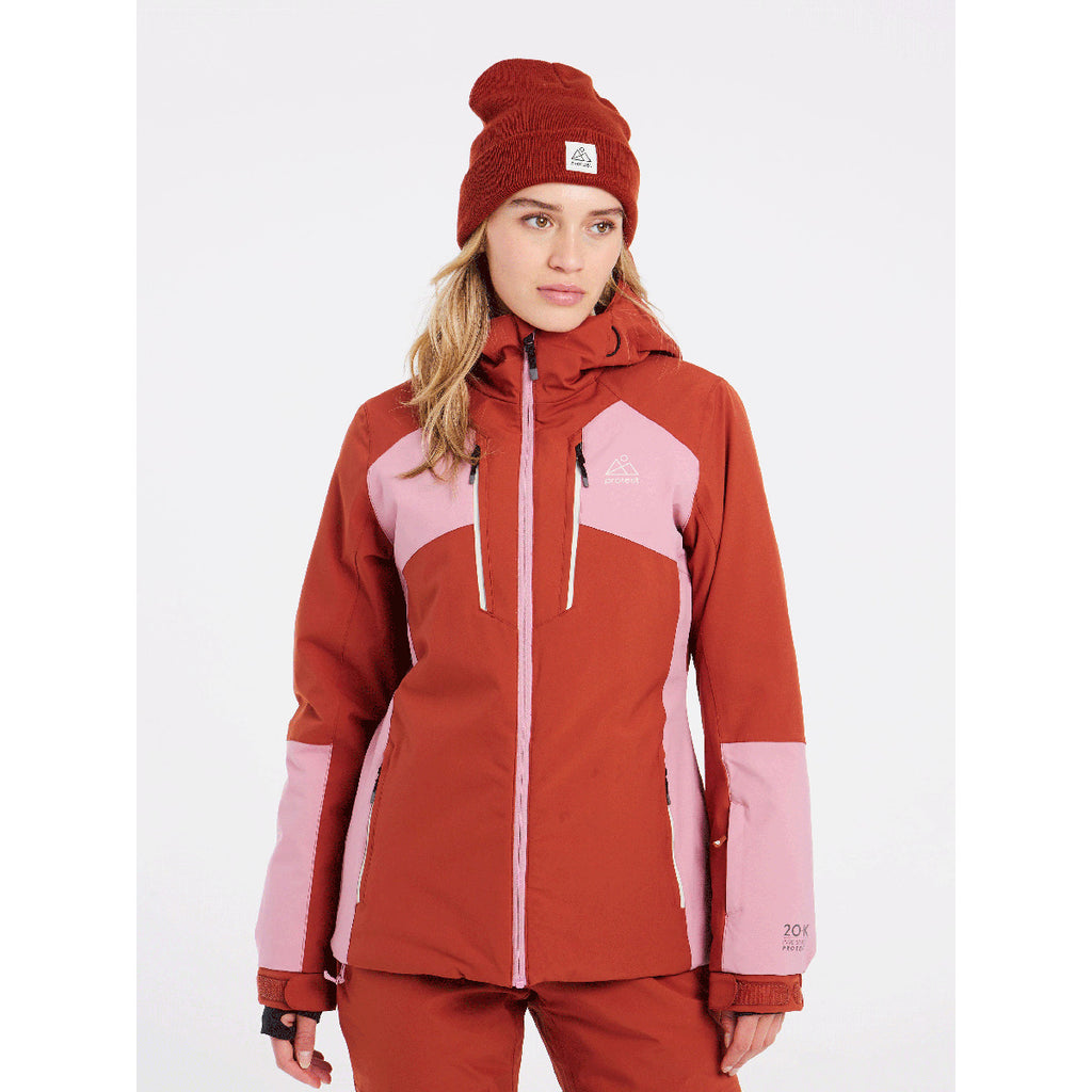 Chaqueta Mujer Prtomorika Snowjacket Protest Rojo 3