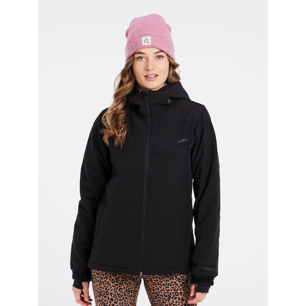 Chaqueta Mujer Prtsuzanai Softsh Snowjacket Protest Negro 3