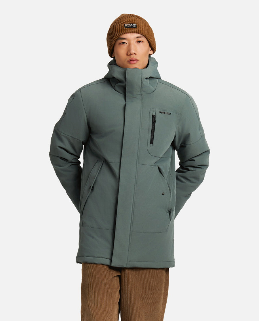 Chaqueta Hombre M Hemley Outdoor Long Jacket Protest Verde