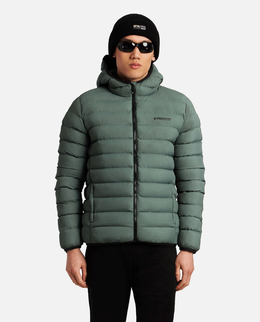 Chaqueta Hombre M Basso Outdoor Pufferjacket Verde