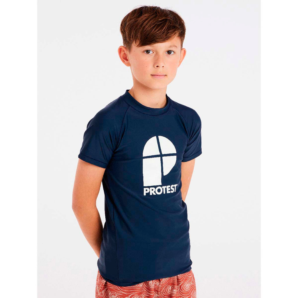 Bañador Niños Prtberent Jr Rashguard Short S Protest Azul 3