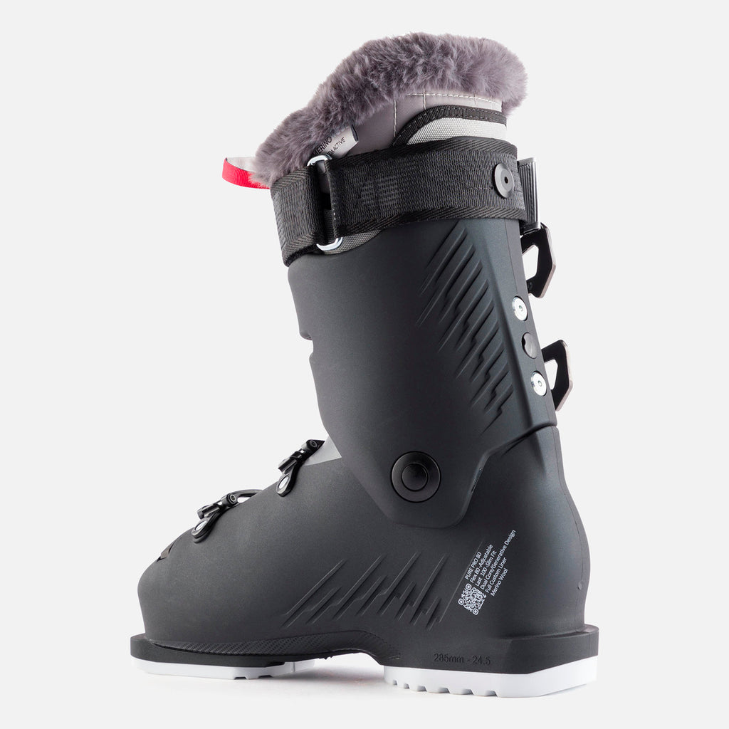 Botas De Esquí Mujer Pure Pro 80 - Metal Ice Black Rossignol Negro 3