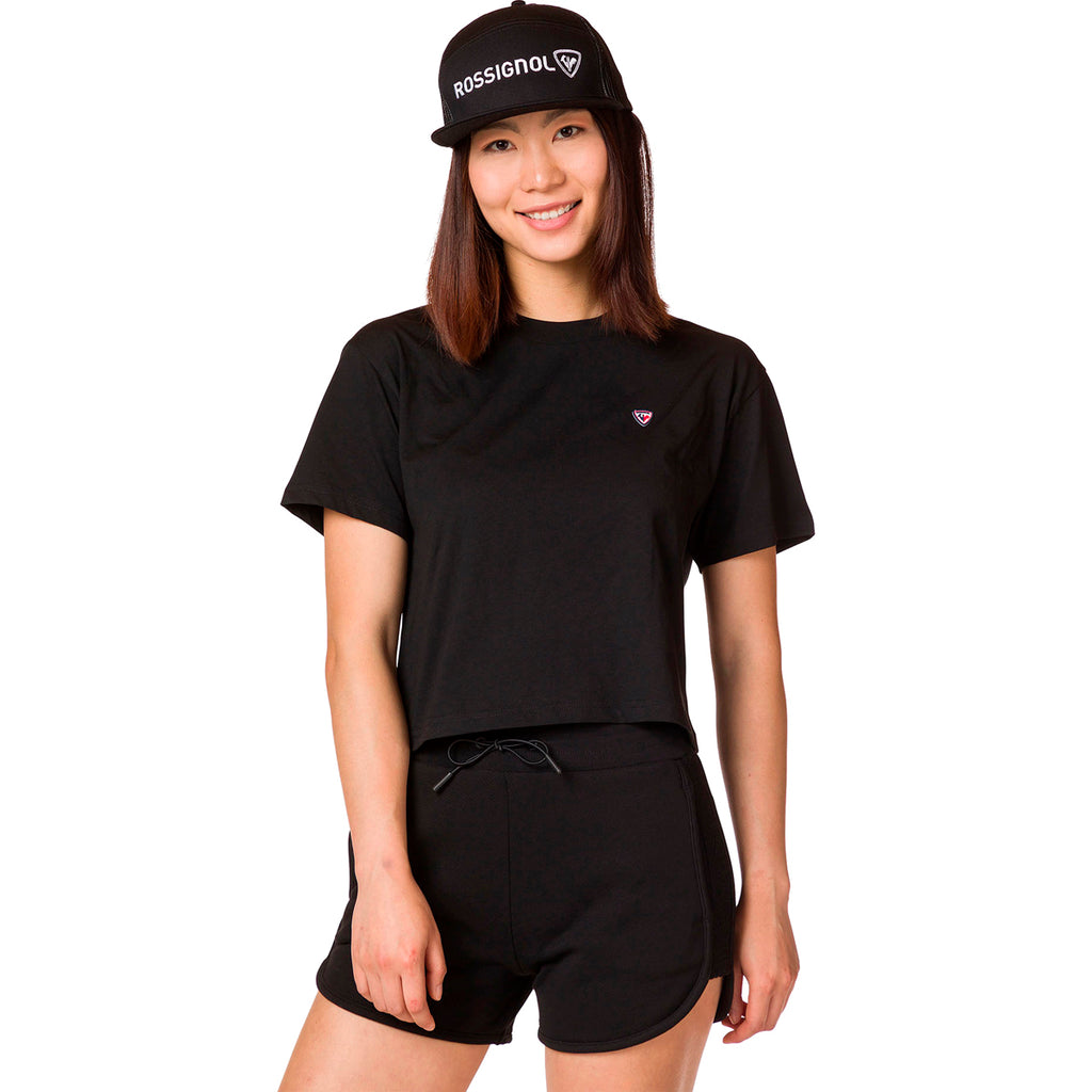 Camiseta Mujer W Rossi Tee Crop Rossignol Negro 1