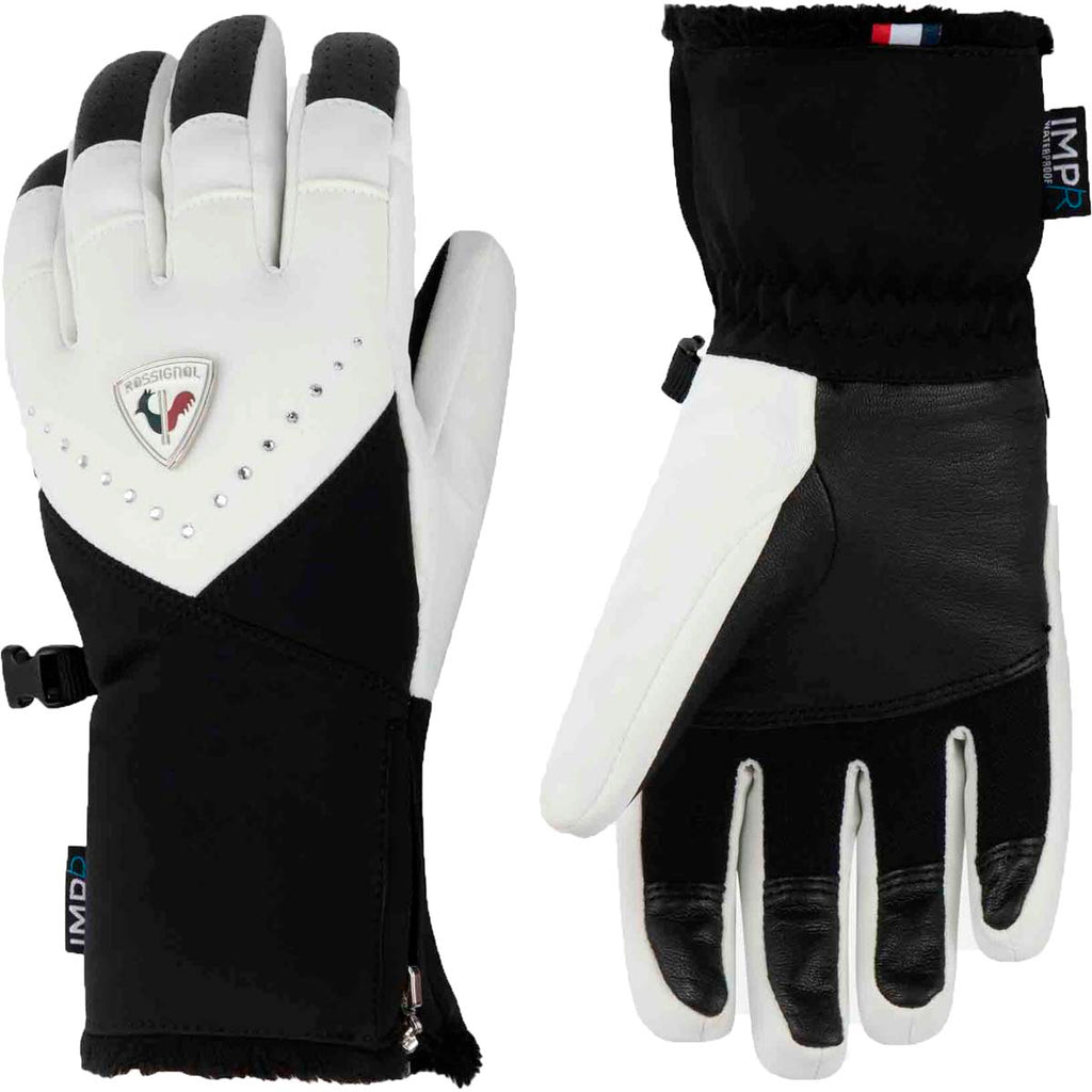 Guantes Mujer W Absolute Impr G Rossignol Blanco 1