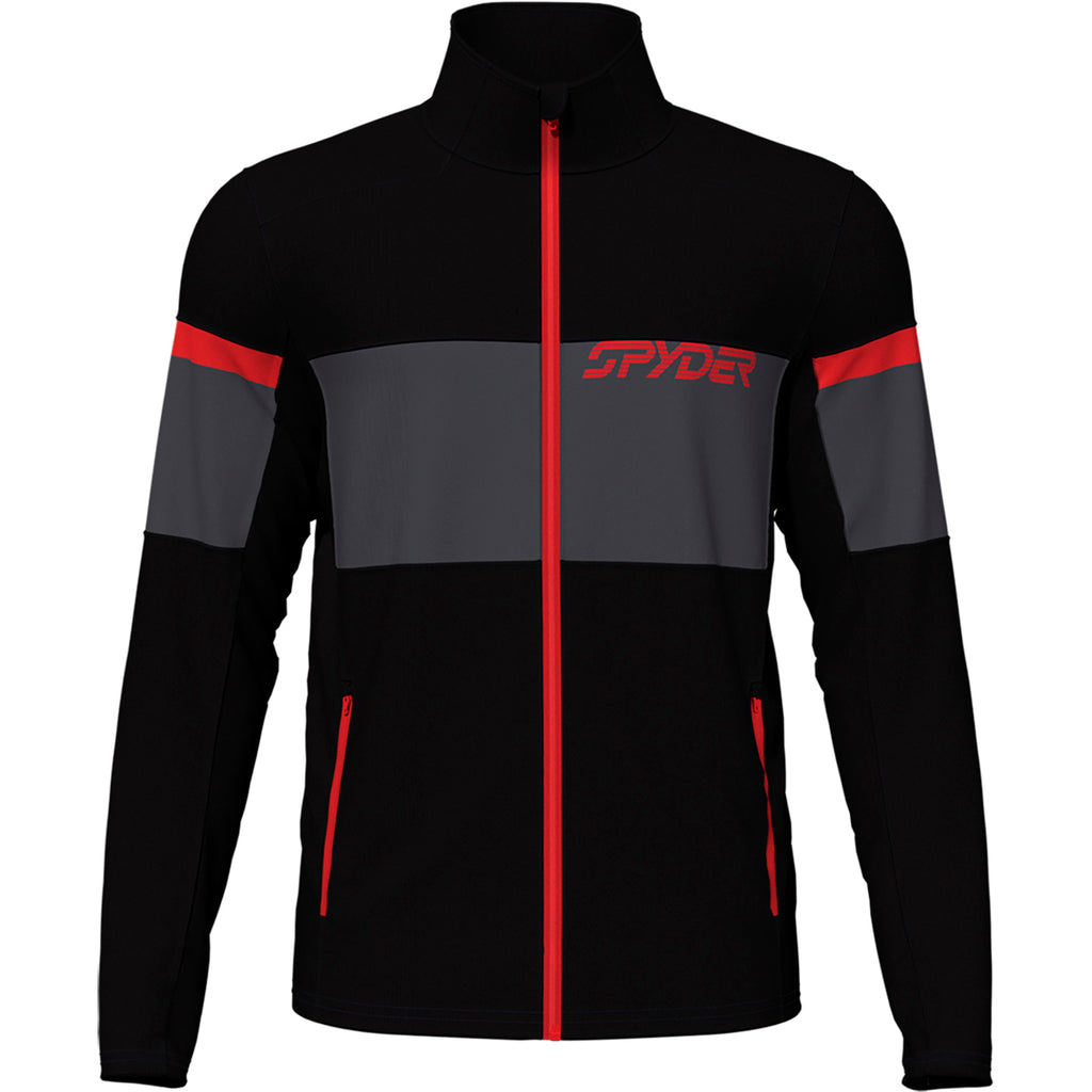 Polar Hombre M Speed Full Zip Fleece Jacket Spyder Negro 1