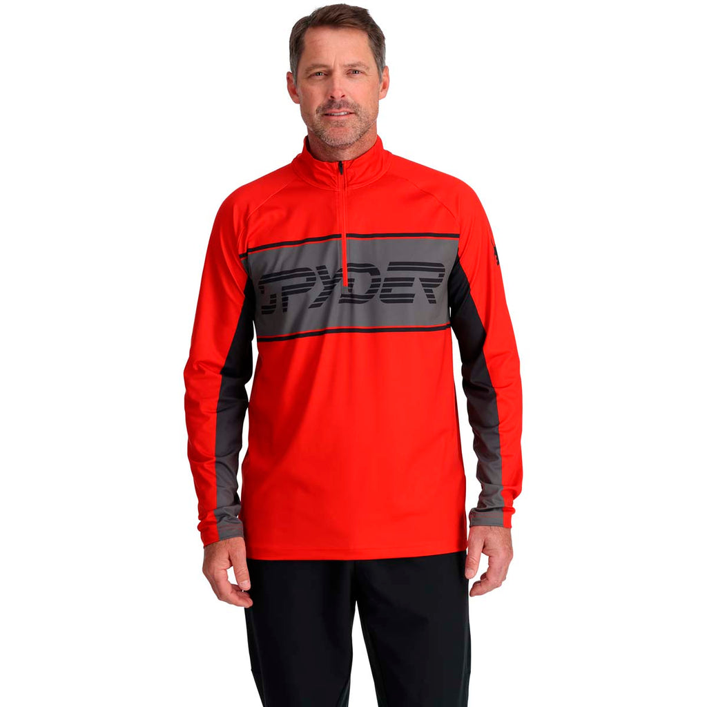 Ropa Térmica Hombre M Paramount 1/2 Zip Spyder Rojo 1