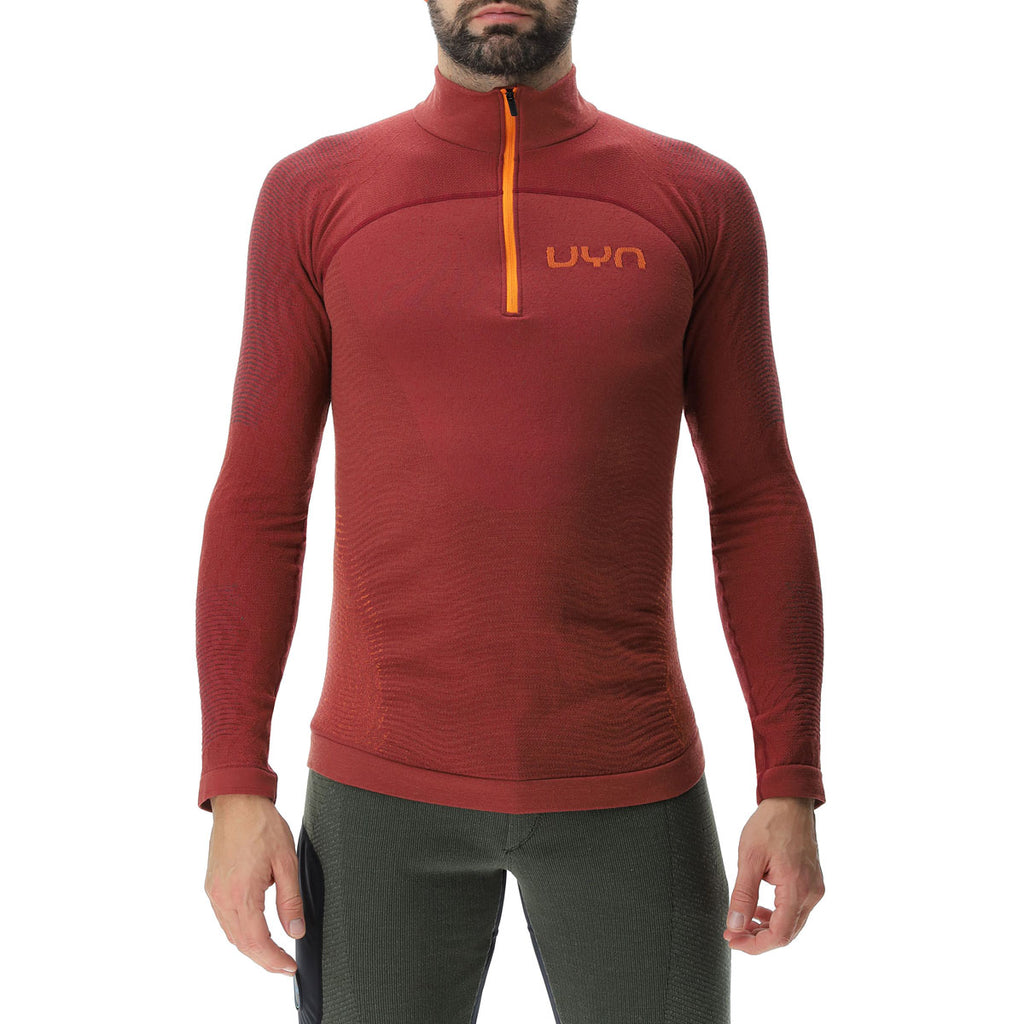 Ropa Térmica Hombre M Nival Ow  Sl Half Zip Uyn Rojo 1